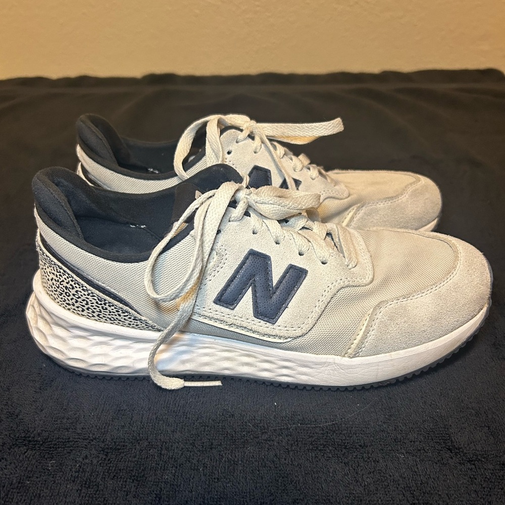 New Balance X-70 Fresh Foam Lace Up Cream Sneakers Womens,Size 8.5